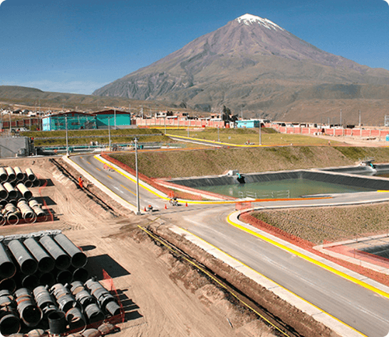 Creating value for many (and money) through mining 3 In 2015, Cerro Verde commissioned a wastewater treatment plant for the city of Arequipa within its concession. In exchange, Cerro Verde received a portion of the treated wastewater for use in its operations. Image: Cerro Verde/Freeport McMoRan