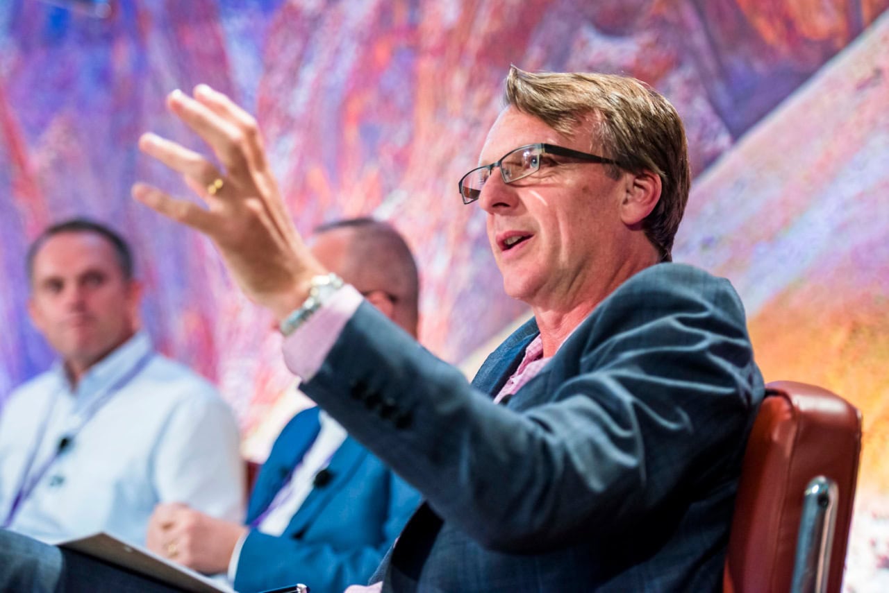 Lean in. Why the mining industry needs to rethink its approach to innovation 6 Bryant is also a senior fellow at the Kellogg Innovation Network. He is pictured here speaking at ones of its events in 2014