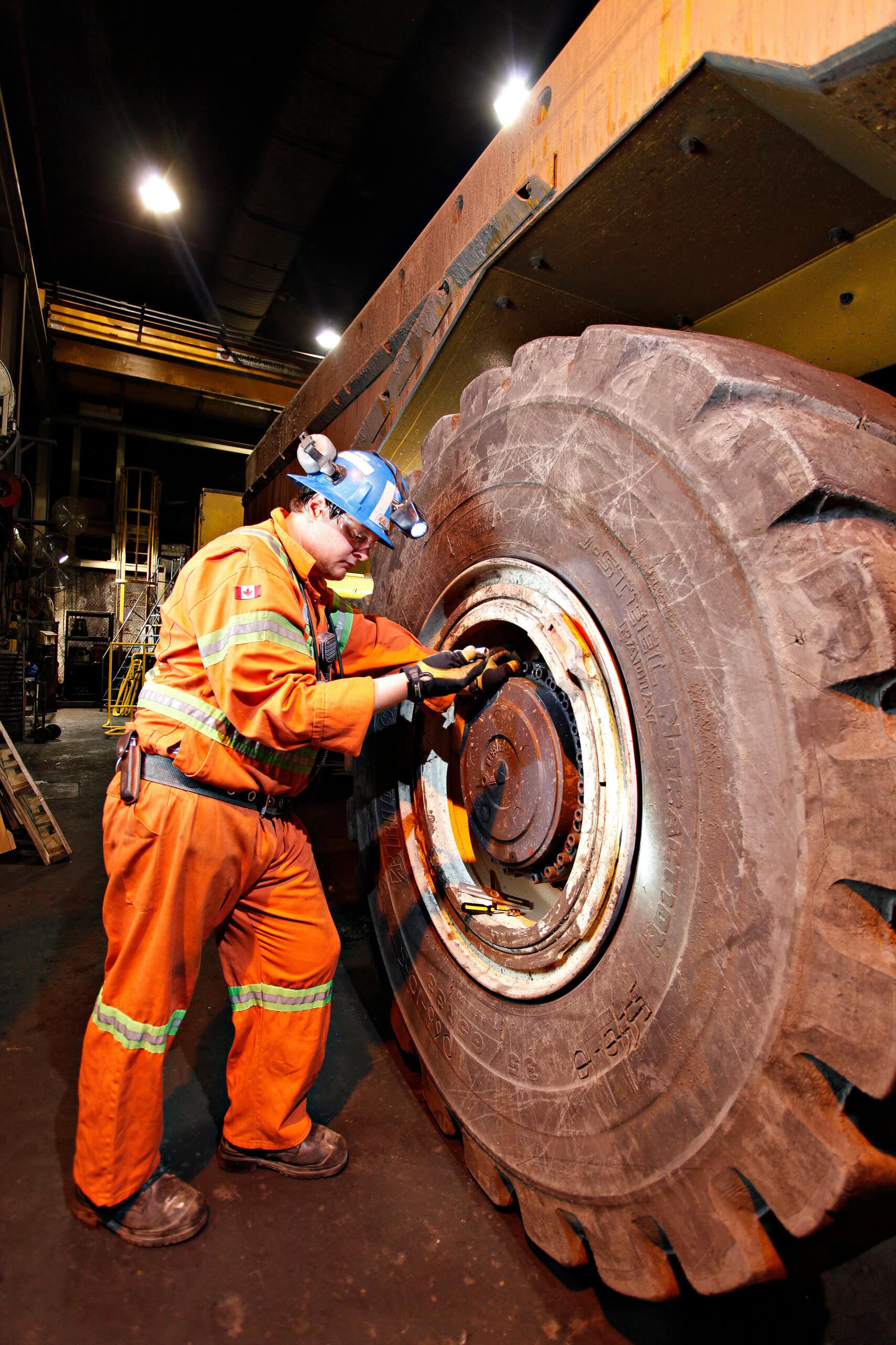 Taking mining tyre management to the next level 3 By limiting human involvement in maintenance to problem solving, mines can make better use of skilled technicians and keep them safer. Image: Kal Tire