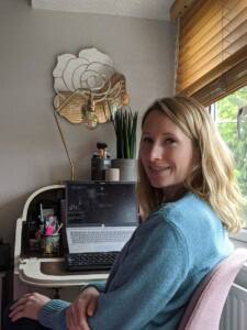 Home alone: mining, mental health and me 1 Carly home office