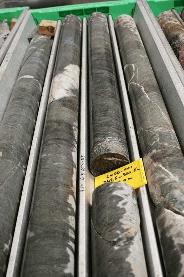 Search smarter: redefining mineral exploration for the green revolution 3 Granite core. Carly Leonida